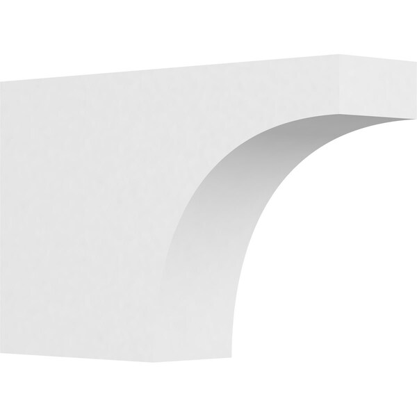 Ekena Millwork Standard Huntington Architectural Grade PVC Rafter Tail, 4"W X 10"H X 16"L RFTP04X10X16HUN - main
